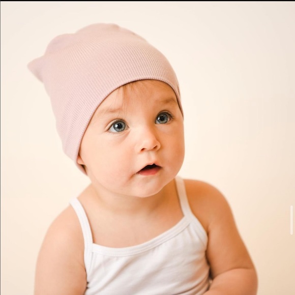 CUSTOM HAT SET Baby Butter Soft Ribbed Beanie Hat Luxury Nicessories - Picture 11 of 12